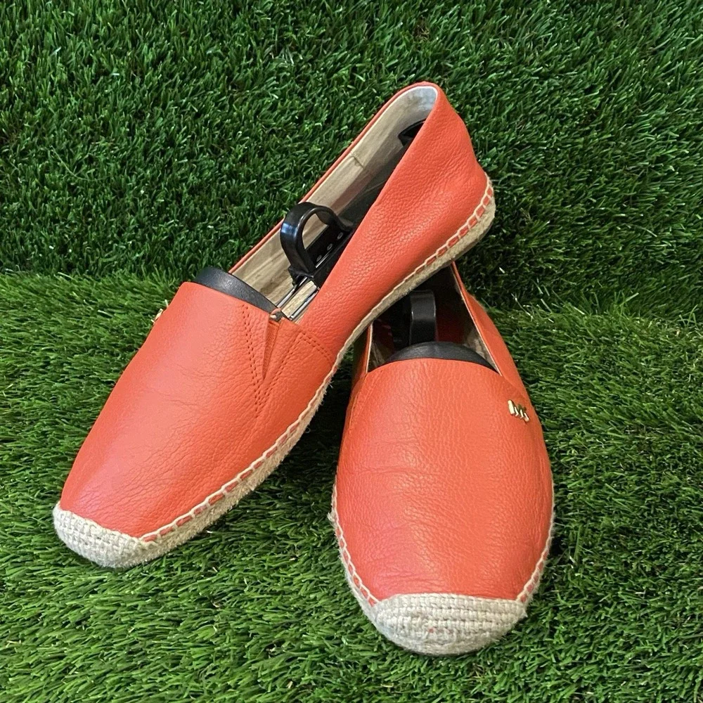 Michael Kors Kendrick leather slip-on espadrille flats* size‎ 7.5